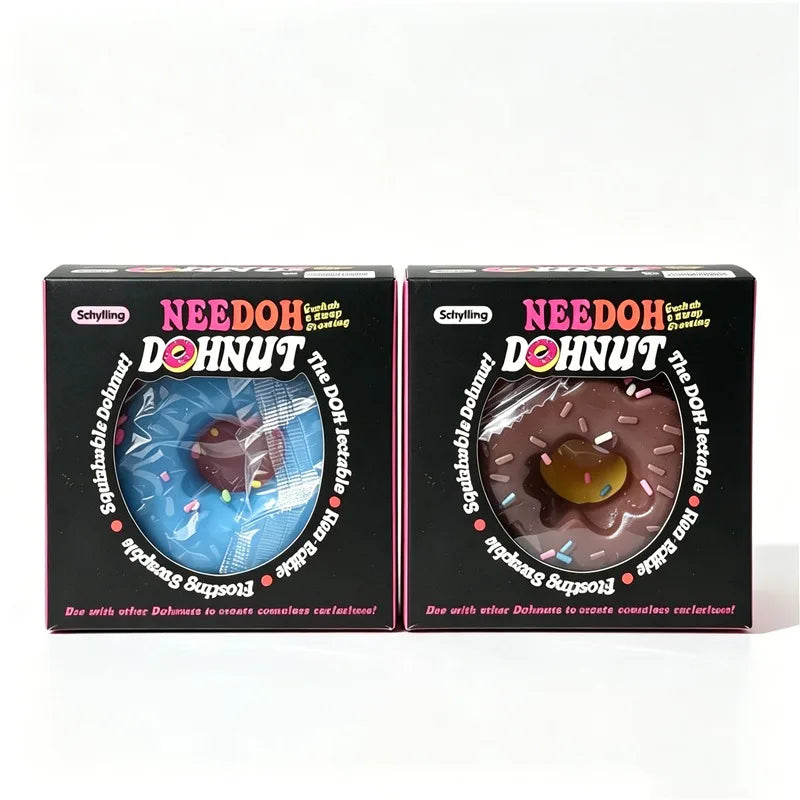 Needoh Dohnut – Miękka Zabawka Antystresowa Fidget | Gniotek Sensoryczny